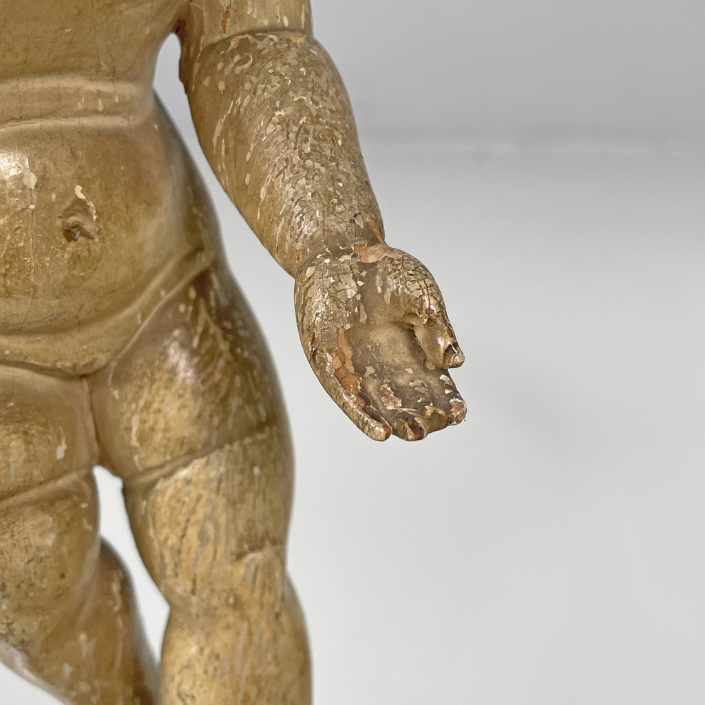 Sculture di putti in legno, fine 1800 ca.