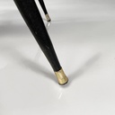 Poltrona in sky rosso e metallo nero, 1960 ca.