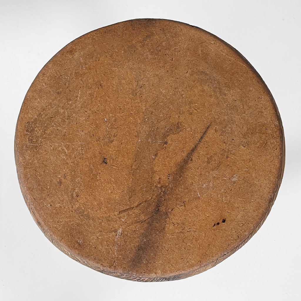 Sgabelli in legno e ghisa, 1930 ca.