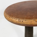 Sgabelli in legno e ghisa, 1930 ca.