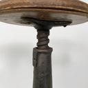 Sgabelli in legno e ghisa, 1930 ca.