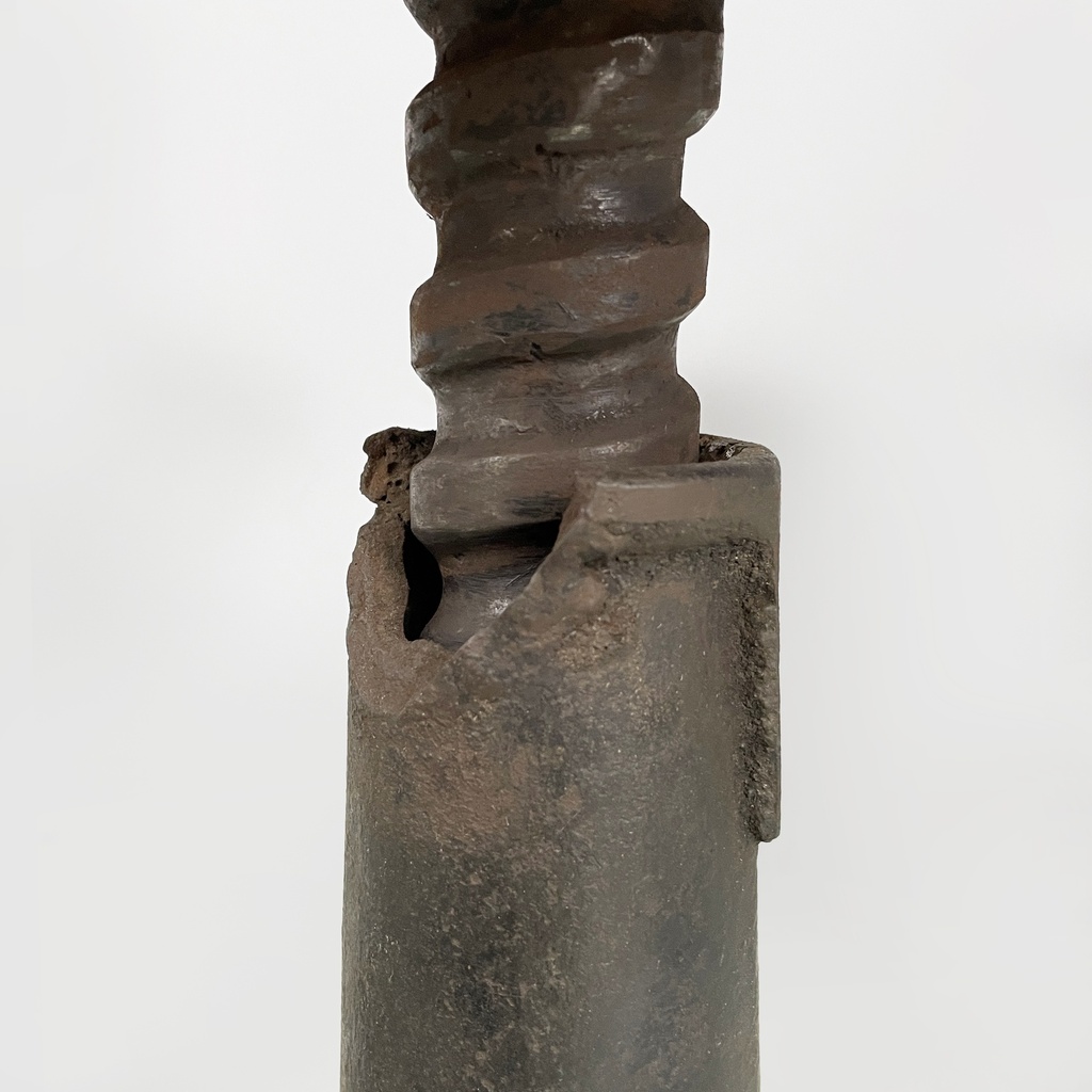 Sgabelli in legno e ghisa, 1930 ca.