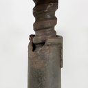 Sgabelli in legno e ghisa, 1930 ca.