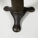 Sgabelli in legno e ghisa, 1930 ca.