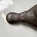 Sgabelli in legno e ghisa, 1930 ca.