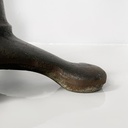 Sgabelli in legno e ghisa, 1930 ca.