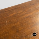 Tavolo da pranzo in legno con due cassetti, 1800 ca. 