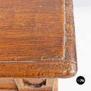 Tavolo da pranzo in legno con due cassetti, 1800 ca. 