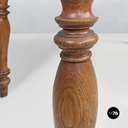 Tavolo da pranzo in legno con due cassetti, 1800 ca. 