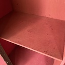 Armadio con ante decorate in legno, 1800 ca.