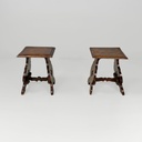 Sgabelli in legno, fine 1800 ca.