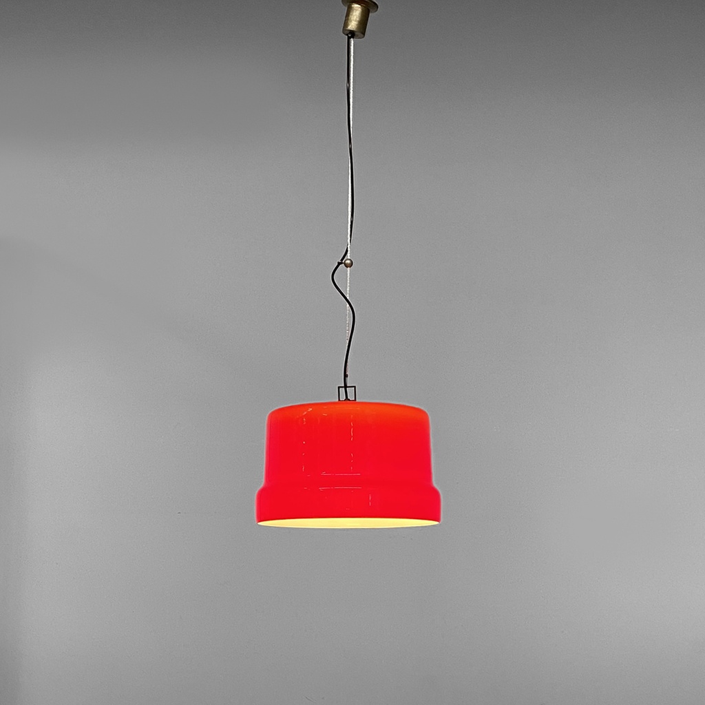 Lampadario in vetro, 1960 ca.