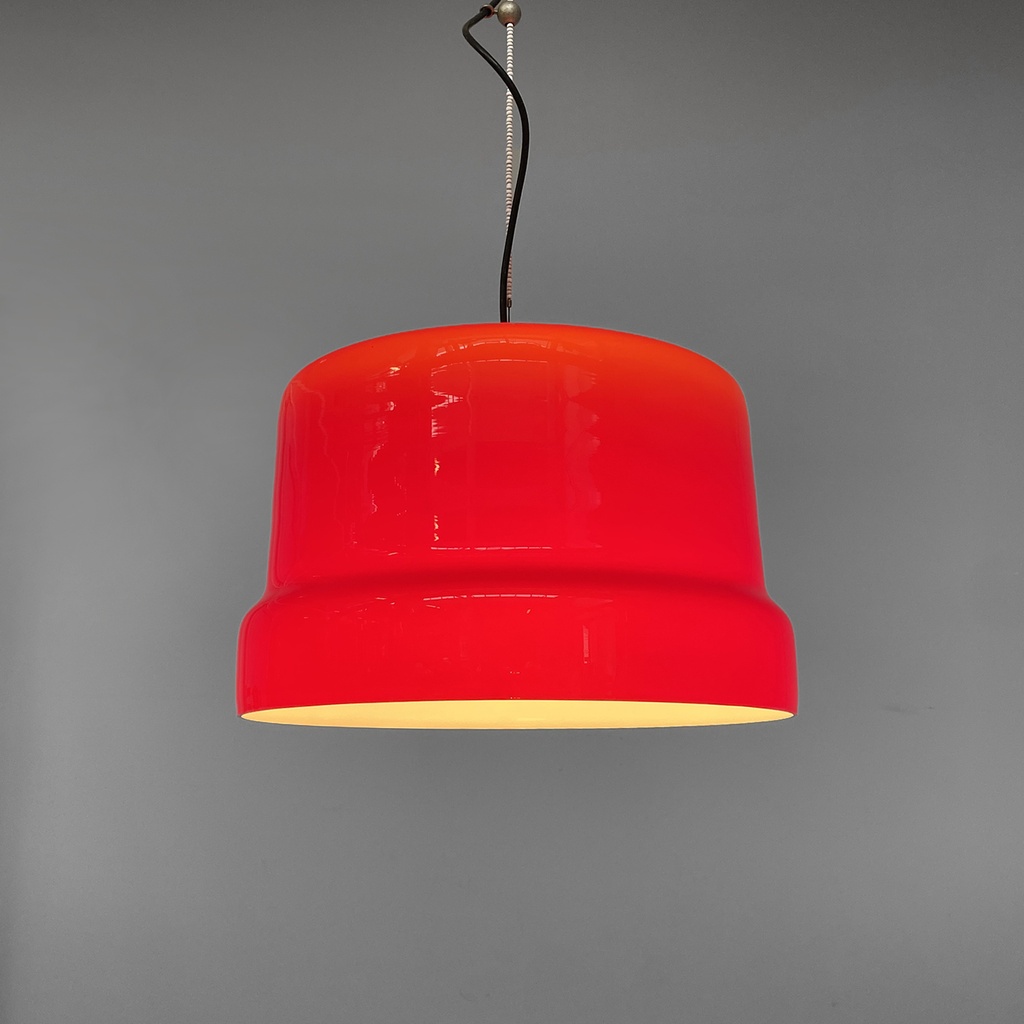 Lampadario in vetro, 1960 ca.