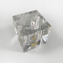 Scultura in lucite per Guzzini, 1970 ca.