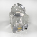 Scultura in lucite per Guzzini, 1970 ca.