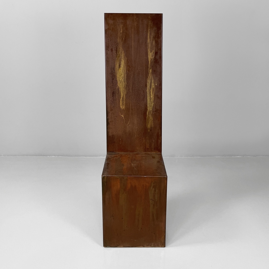 Sedia in ferro, 1970 ca.