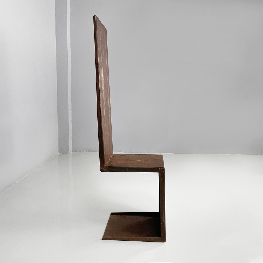 Sedia in ferro, 1970 ca.