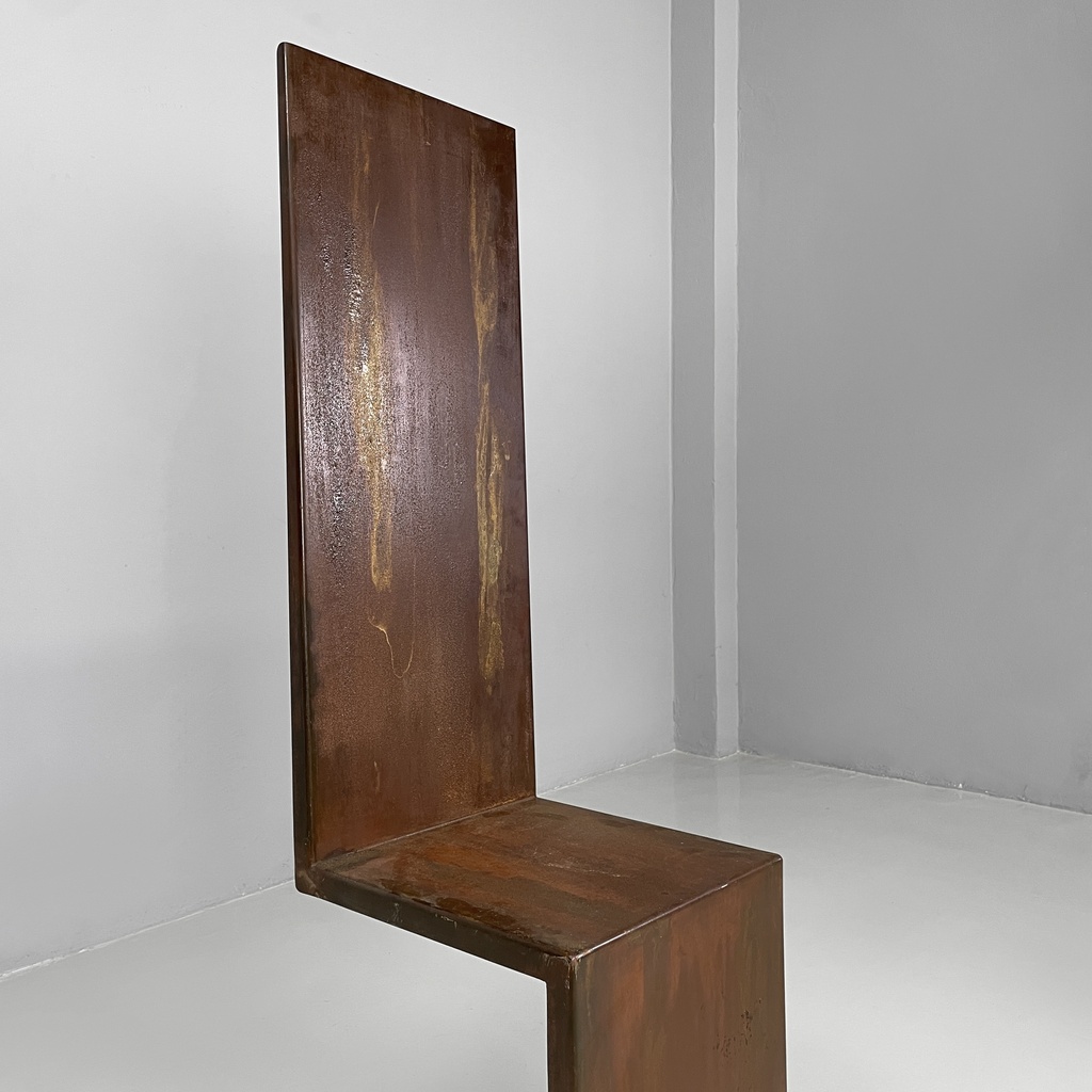 Sedia in ferro, 1970 ca.