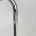 Sedie in acciaio e pelle nera, 1980 ca.