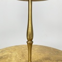 Tavolo da caffè in legno e ottone, 1960 ca.