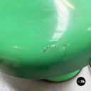 Lampada da tavolo orientabile in metallo verde e dorato, 1950 ca.