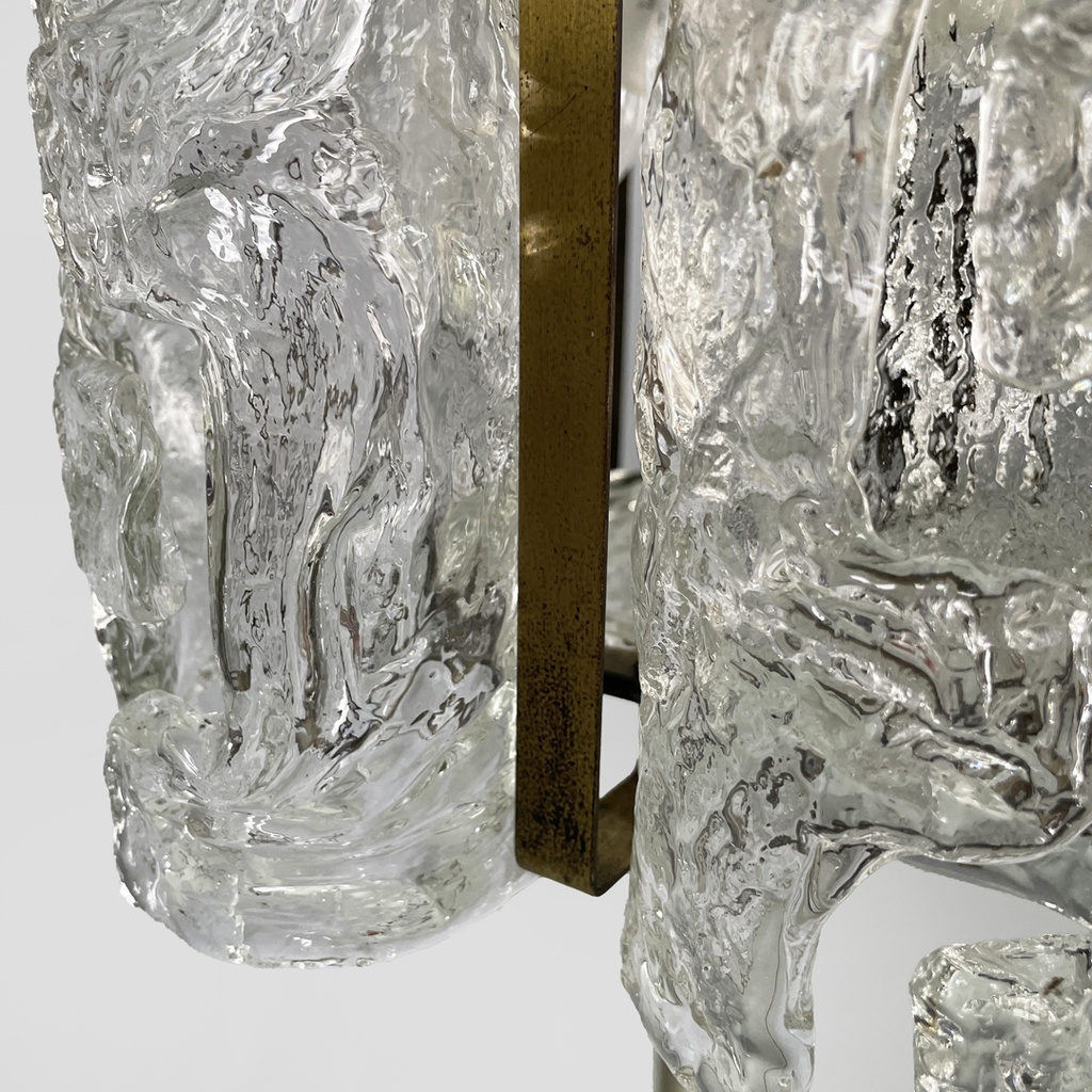 Lampadario di Carlo Nason per Mazzega, 1970 ca.