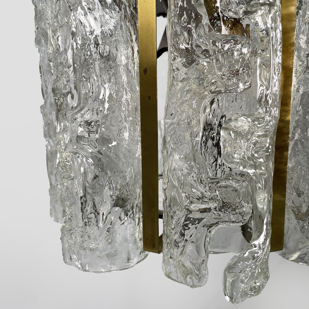 Lampadario di Carlo Nason per Mazzega, 1970 ca.