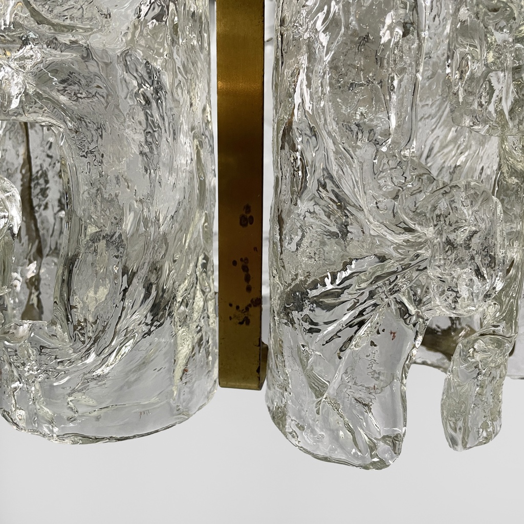 Lampadario di Carlo Nason per Mazzega, 1970 ca.