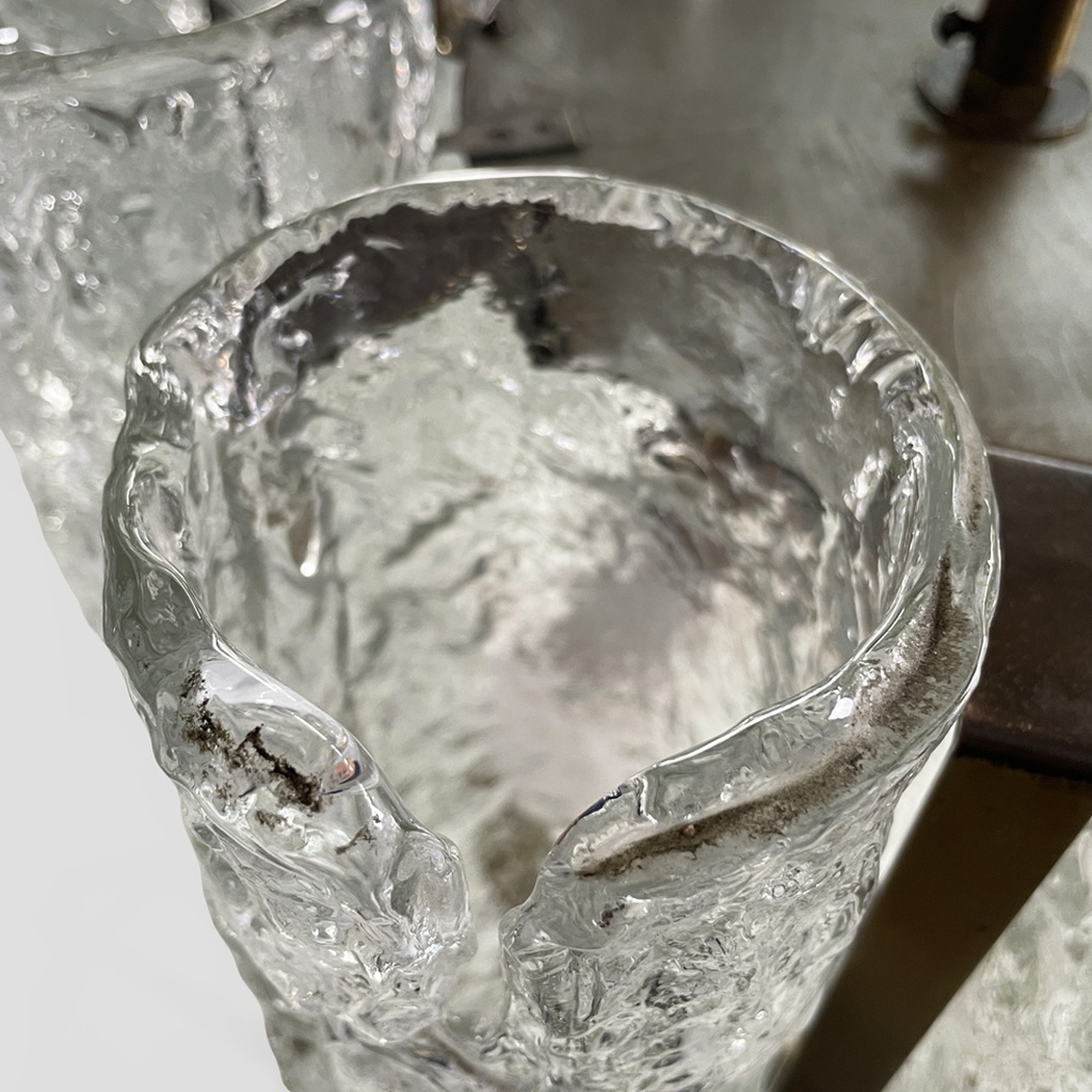 Lampadario di Carlo Nason per Mazzega, 1970 ca.