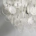 Lampadario pendente in vetro, 1970 ca.