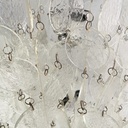 Lampadario pendente in vetro, 1970 ca.