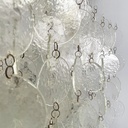 Lampadario pendente in vetro, 1970 ca.