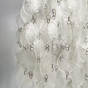 Lampadario pendente in vetro, 1970 ca.