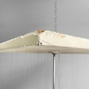 Lampadario pendente in vetro, 1970 ca.