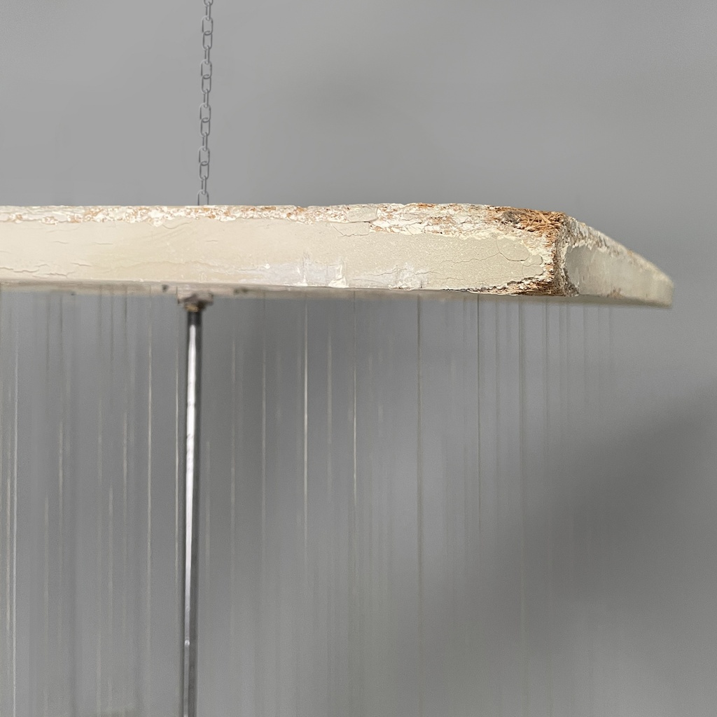 Lampadario pendente in vetro, 1970 ca.