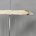 Lampadario pendente in vetro, 1970 ca.