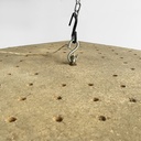 Lampadario pendente in vetro, 1970 ca.