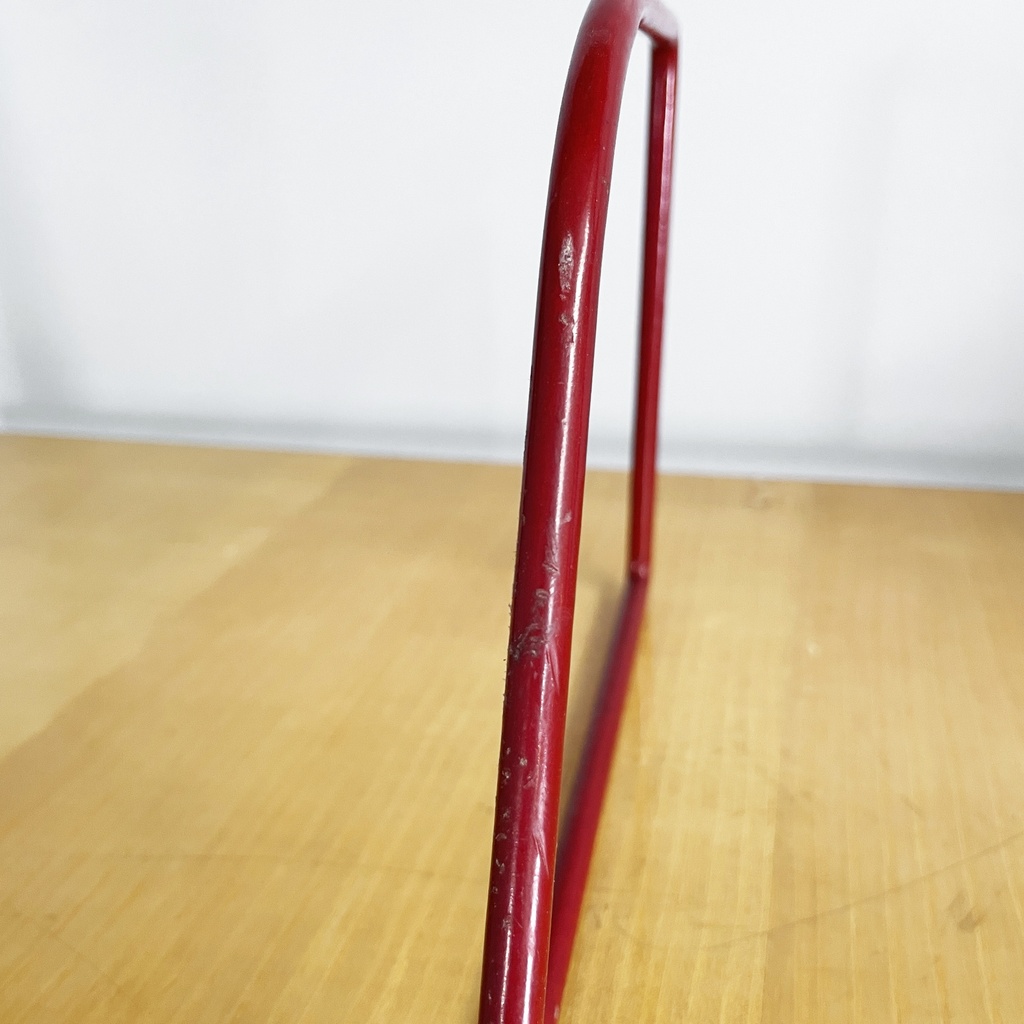 Libreria modulare in legno e metallo nero, 1960 ca.