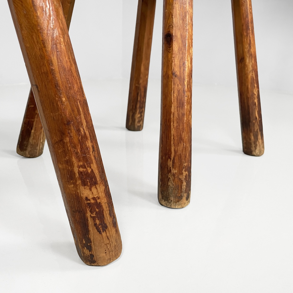 Sgabelli in legno, 1970 ca.