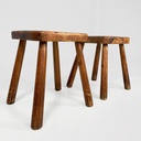 Sgabelli in legno, 1970 ca.