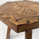 Sgabello in legno, 1970 ca.