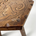 Sgabello in legno, 1970 ca.