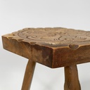 Sgabello in legno, 1970 ca.