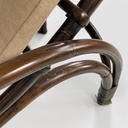 Chaise longue in rattan, 1980 ca. 