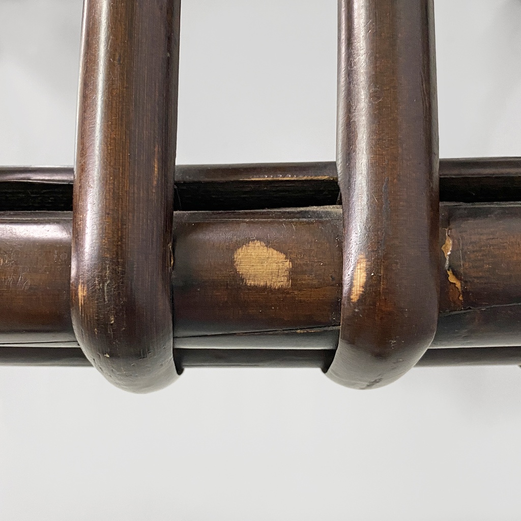 Chaise longue in rattan, 1980 ca. 