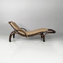 Chaise longue in rattan, 1980 ca. 