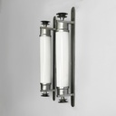 Applique in vetro e metallo, 1930 ca.