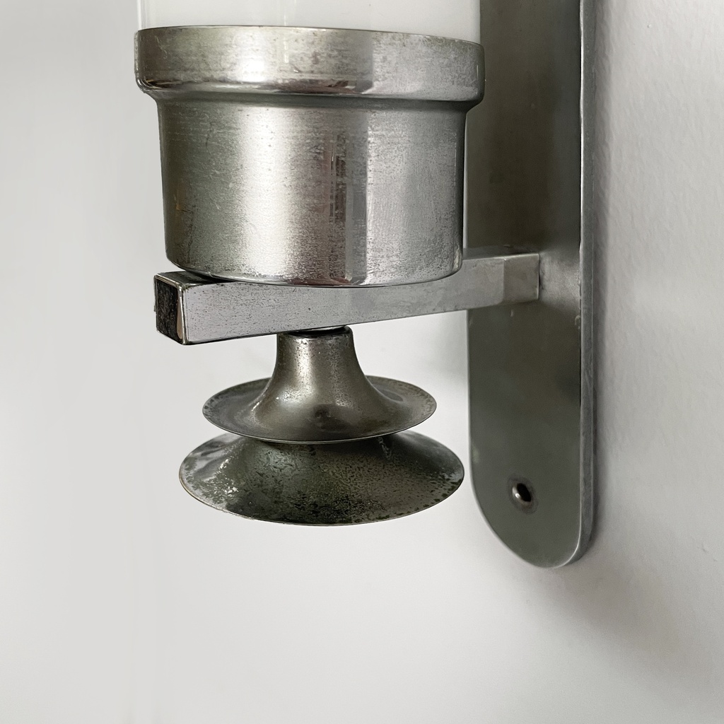 Applique in vetro e metallo, 1930 ca.