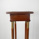 Piedistallo in legno e ottone, metà 1800 ca.