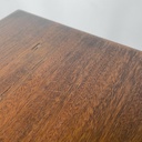 Piedistallo in legno e ottone, metà 1800 ca.